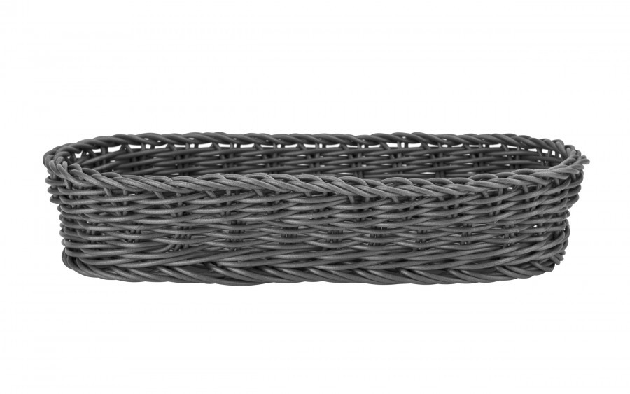 Koszyk na sztućce 27x11x6 cm Sino szary