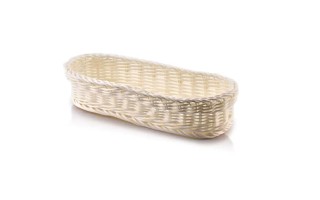 Koszyk na sztućce 27x11x6 cm Sino biały