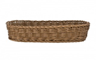 Koszyk na sztućce 27x11x6 cm Sino brązowy