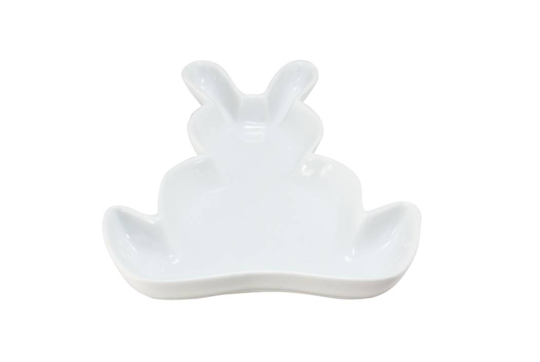Patera porcelanowa Królik 20 cm
