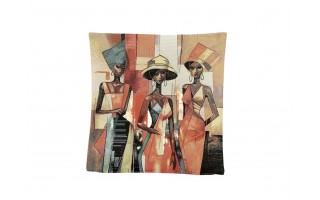 Poszewka dekoracyjna 45x45 cm Kobiety 6220 Gobelinowa Premium