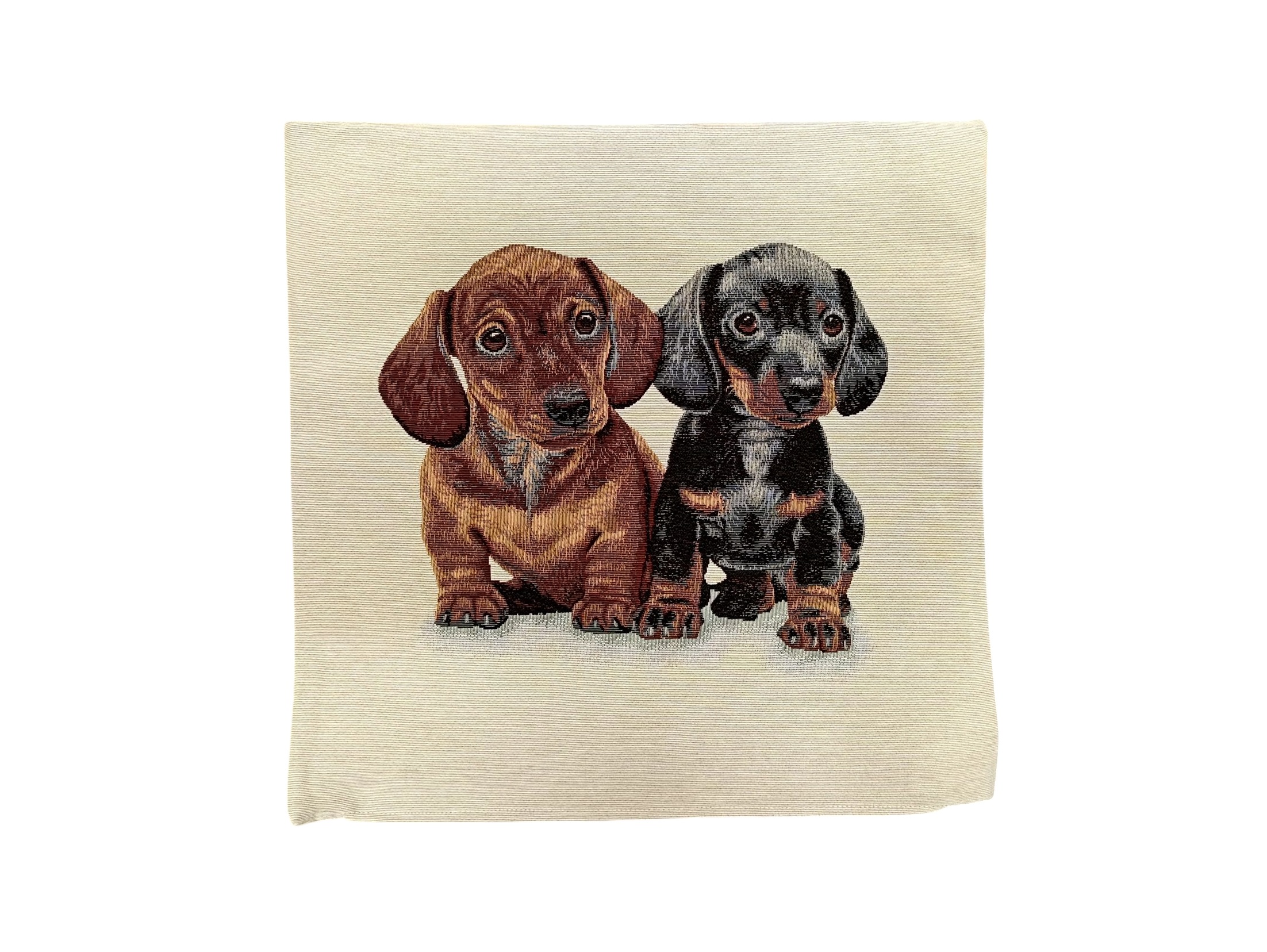 Poszewka dekoracyjna 45x45 cm Jamniki