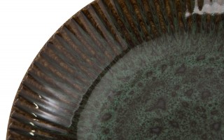 Talerz głęboki 22,3 cm Jade Stoneware zielony