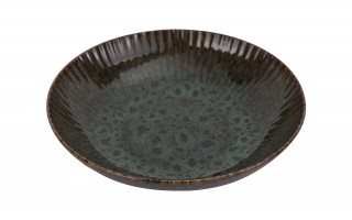Talerz głęboki 22,3 cm Jade Stoneware zielony