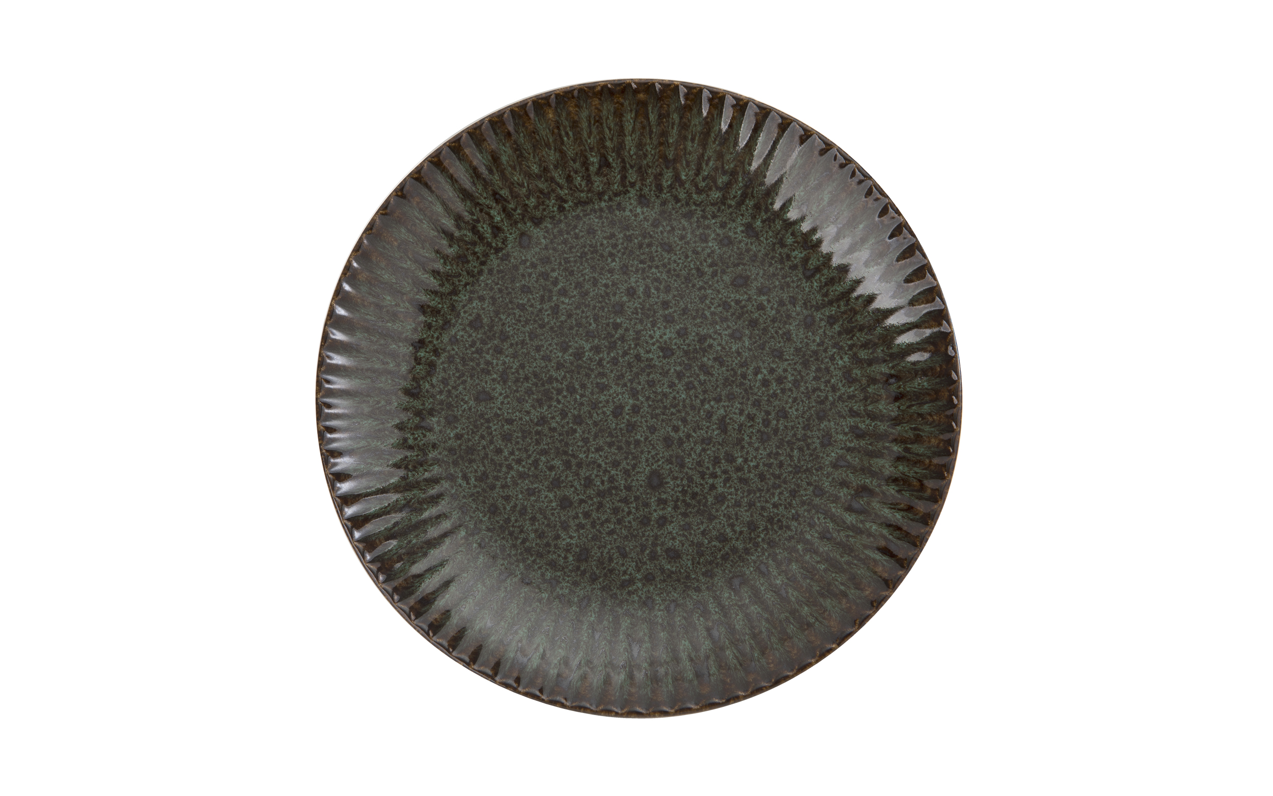 Talerz deserowy 21,2 cm Jade Stoneware zielony