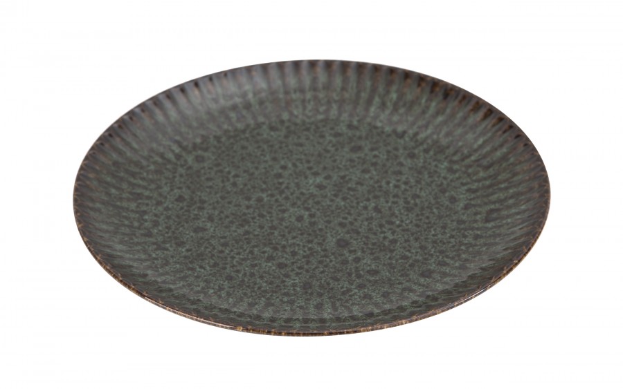 Talerz deserowy 21,2 cm Jade Stoneware zielony