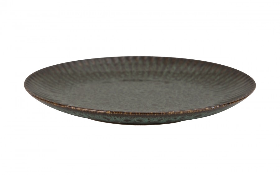 Talerz deserowy 21,2 cm Jade Stoneware zielony