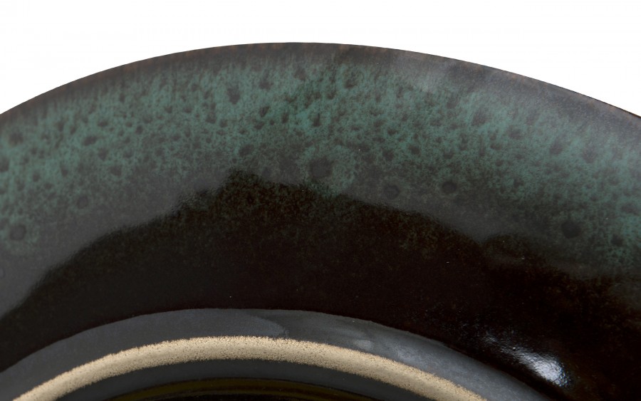 Talerz obiadowy 27,5 cm Jade Stoneware zielony