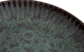 Talerz obiadowy 27,5 cm Jade Stoneware zielony