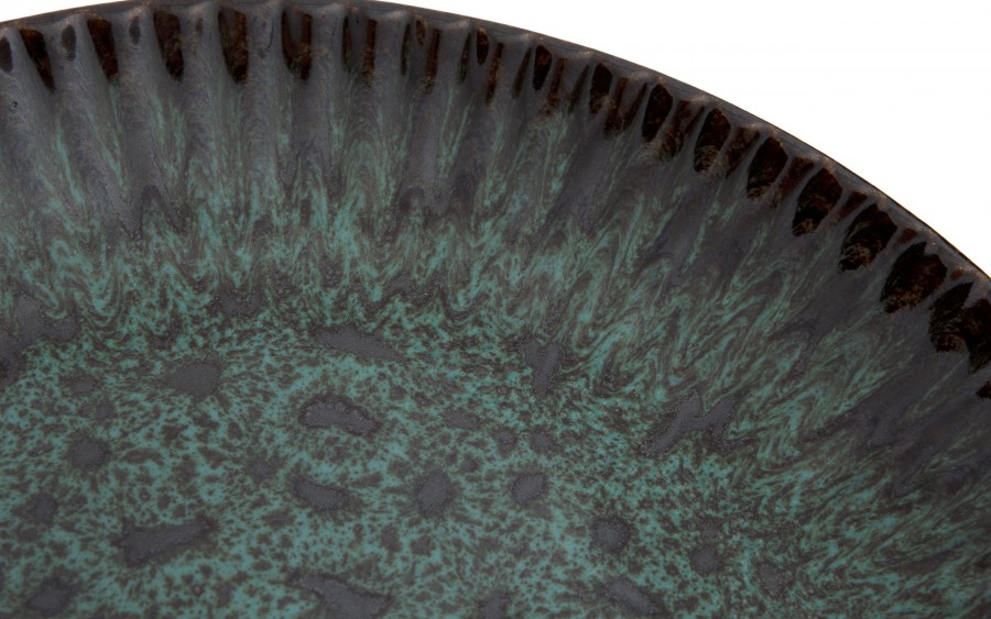 Talerz obiadowy 27,5 cm Jade Stoneware zielony