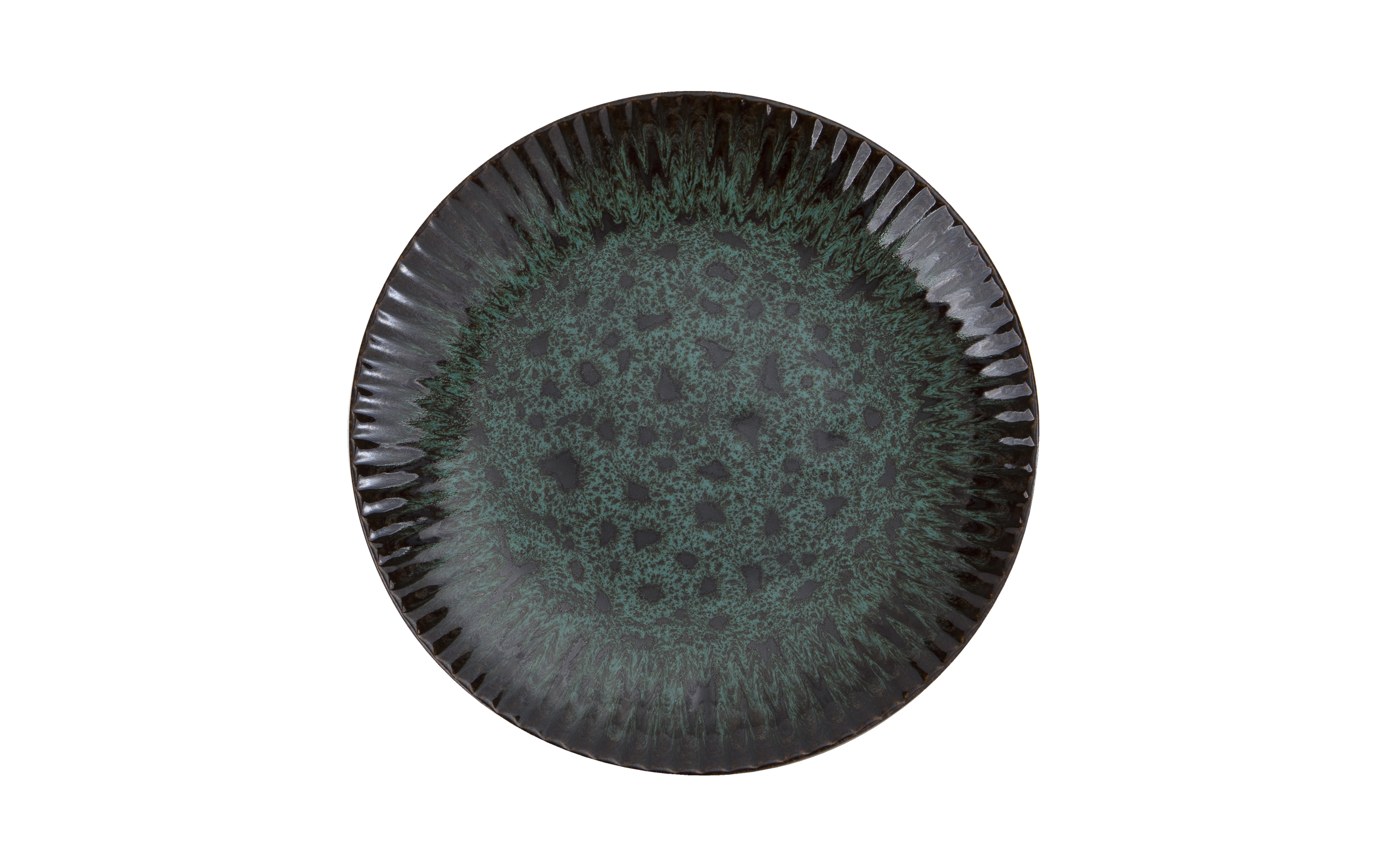 Talerz obiadowy 27,5 cm Jade Stoneware zielony