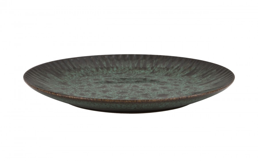 Talerz obiadowy 27,5 cm Jade Stoneware zielony
