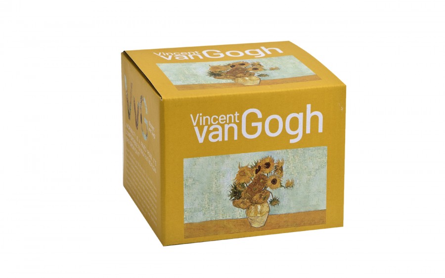 Kubek porcelanowy 610 ml prosty Sunflowers