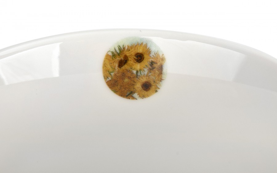 Kubek porcelanowy 610 ml prosty Sunflowers