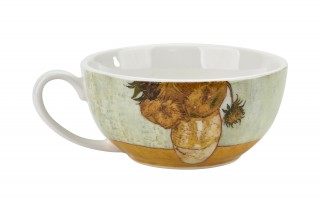 Filiżanka z dzbankiem i zaparzaczem Tea for One Sunflowers