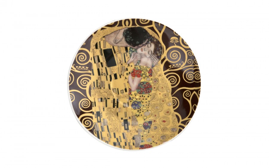 Filiżanka porcelanowa 250 ml + spodek The Kiss Brown