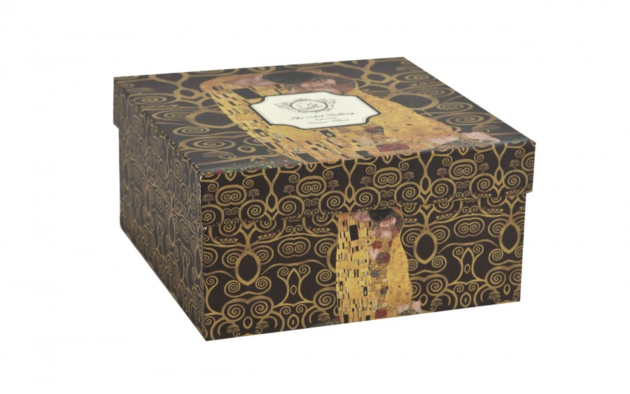 Filiżanka porcelanowa 250 ml + spodek The Kiss Brown