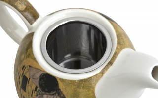 Filiżanka z dzbankiem i zaparzaczem Tea for One The Kiss Classic