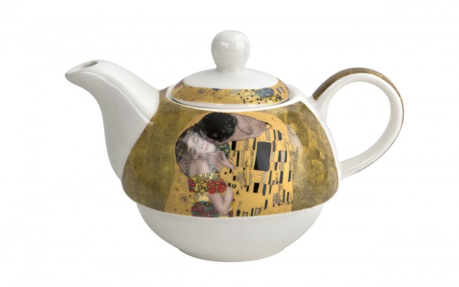 Filiżanka z dzbankiem i zaparzaczem Tea for One The Kiss Classic