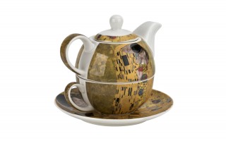 Filiżanka z dzbankiem i zaparzaczem Tea for One The Kiss Classic