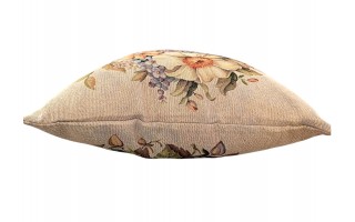 Poszewka dekoracyjna 45x45 cm Bukiet kwiatów Gobelinowa Premium