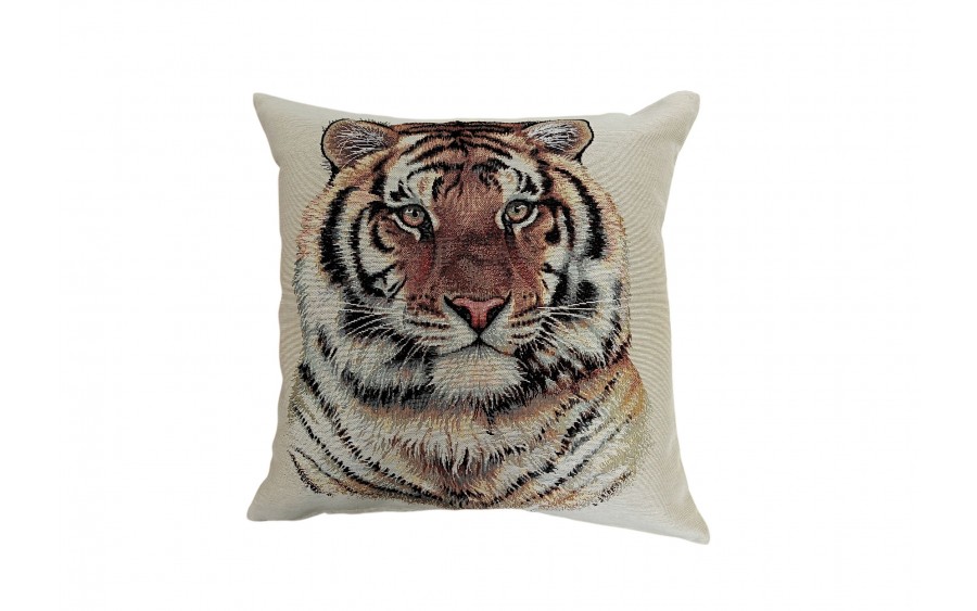 Poszewka dekoracyjna 45x45 cm Tygrys Gobelinowa Premium
