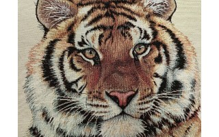 Poszewka dekoracyjna 45x45 cm Tygrys Gobelinowa Premium