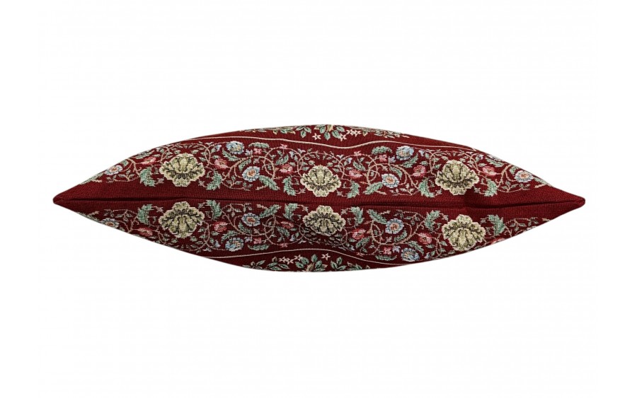 Poszewka dekoracyjna 45x45 cm Drzewo burgund 4077RJ Gobelinowa Premium