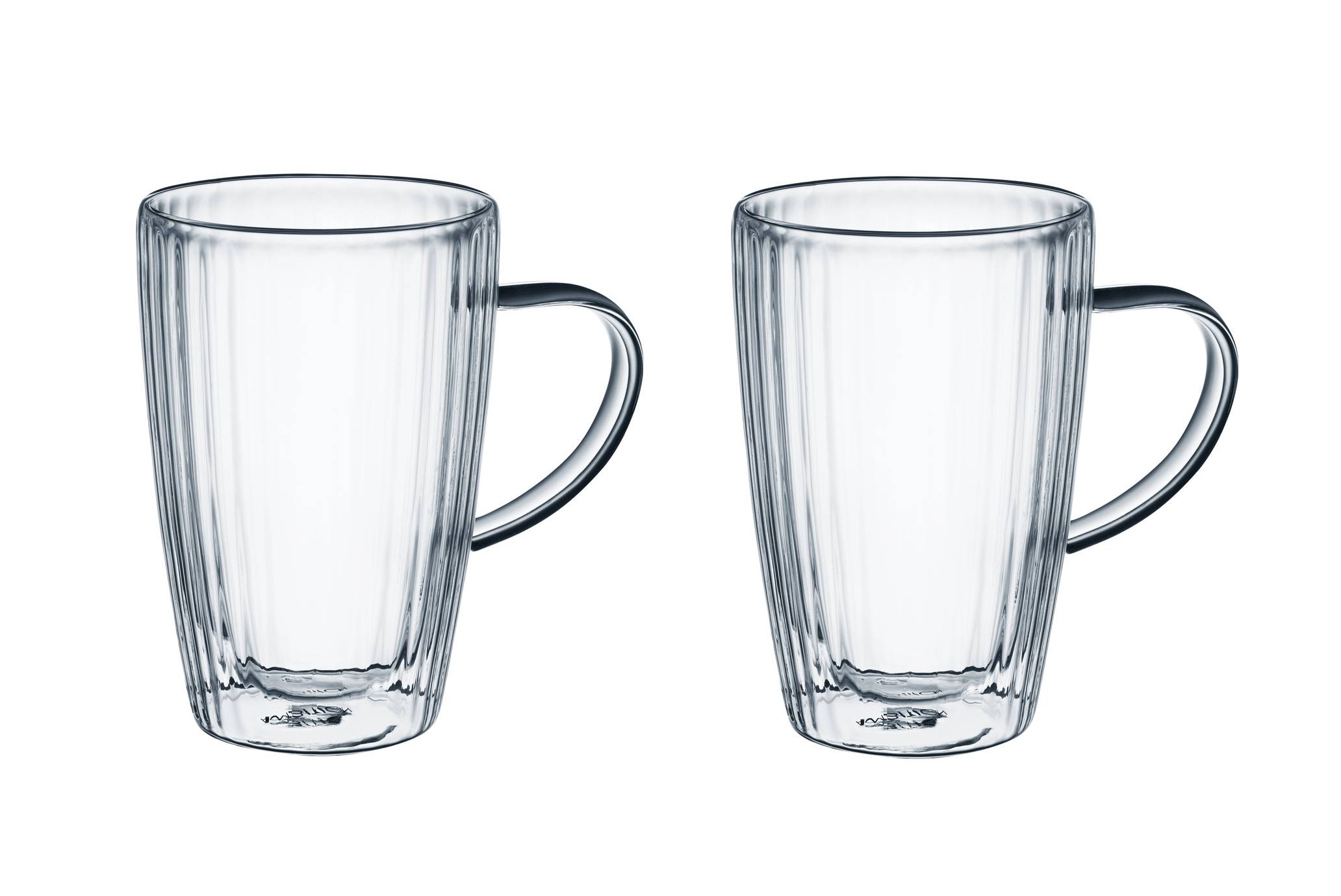 Komplet 2 szklanek termicznych 450 ml Curly z podwójną ścianką