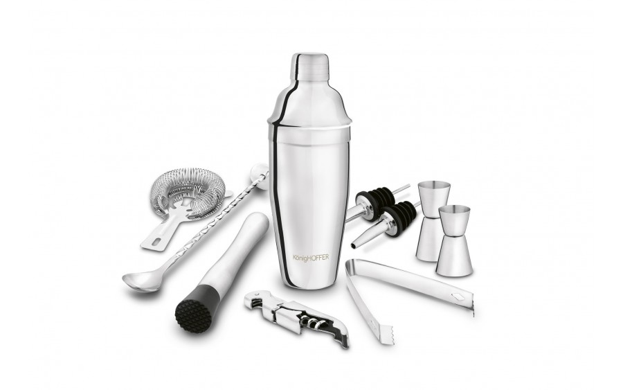 Zestaw barmański ze stojakiem Cosmopolitan 11 elementów