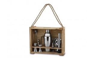 Zestaw barmański ze stojakiem Cosmopolitan 11 elementów