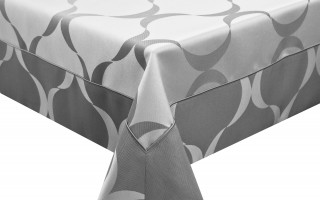 Obrus Posejdon szary 140x350 cm