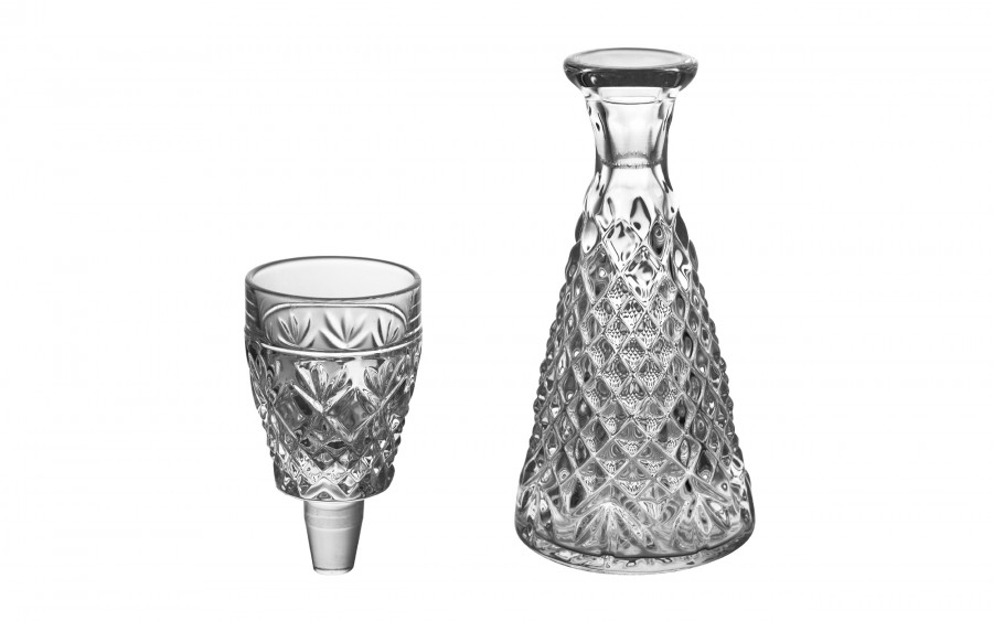 Karafka kryształowa 140 ml One Man Bottle 020