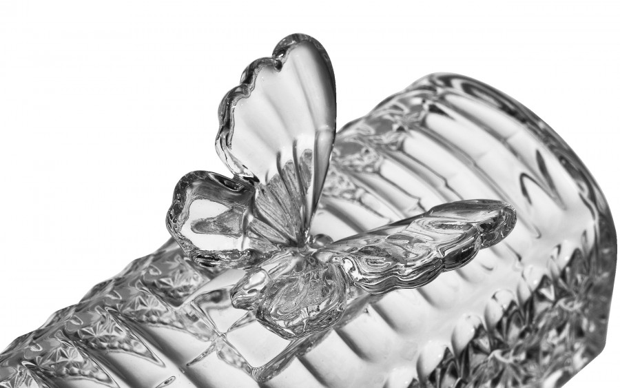 Maselnica kryształowa 20,5 cm Butterfly