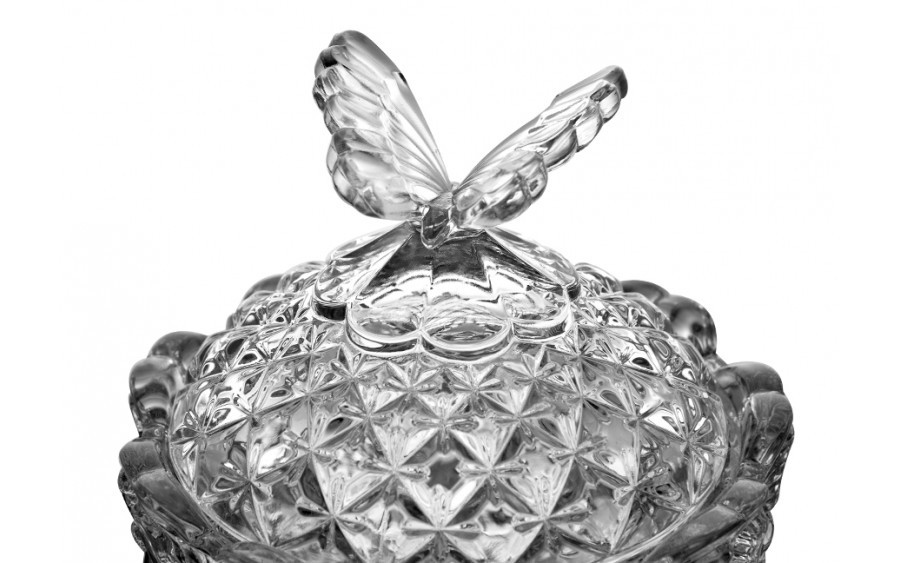 Bomboniera kryształowa 20 cm Butterfly new