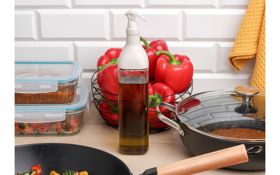 Szklana butelka na ocet i oliwę 550 ml Tadar