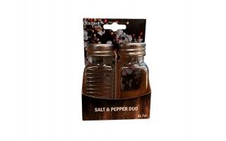 Komplet przyprawników do soli i pieprzu szklany