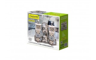 Ceramiczny Zestaw do przypraw 5 elementów HOLIDAY IN PORTO