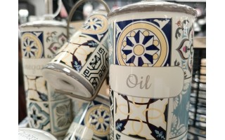 Ceramiczny Zestaw do przypraw 5 elementów HOLIDAY IN PORTO