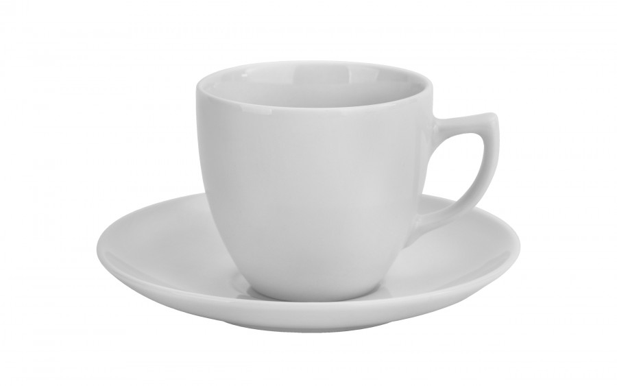 Filiżanka do espresso 100 ml + spodek City Biała C001
