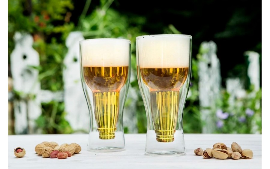 Szklanka do piwa z podwójną ścianką 350 ml Amo 20313