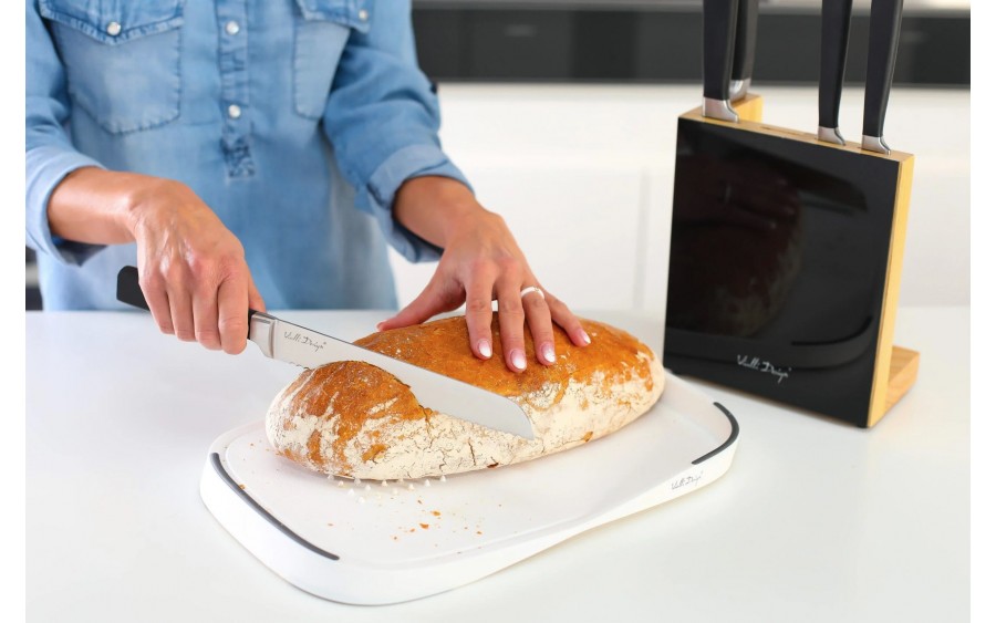 Dwustronna deska do krojenia Livio biała 23703