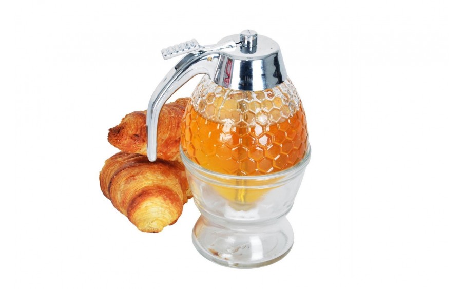 Dozownik do miodu 250 ml szklany Orion