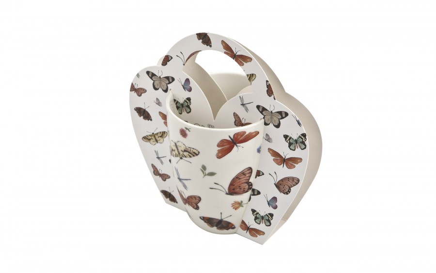 Kubek porcelanowy 350 ml Butterflies