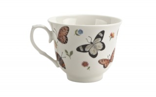 Filiżanka porcelanowa 250 ml + spodek Butterflies