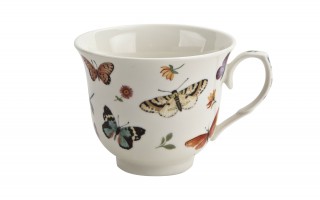 Filiżanka porcelanowa 250 ml + spodek Butterflies