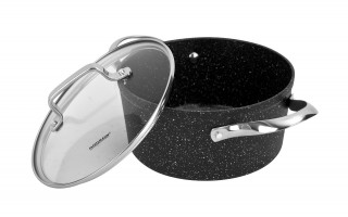 Garnek z pokrywką 20 cm na indukcję Alu Crossroad