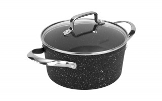 Garnek z pokrywką 20 cm na indukcję Alu Crossroad