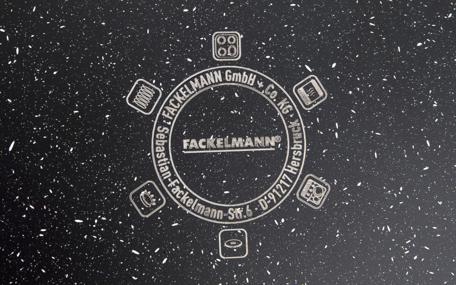 Garnek z pokrywką 28 cm na indukcję Alu Crossroad