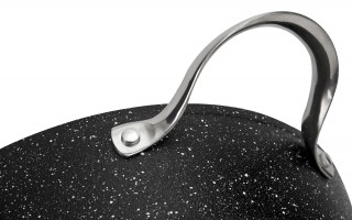 Garnek z pokrywką 28 cm na indukcję Alu Crossroad